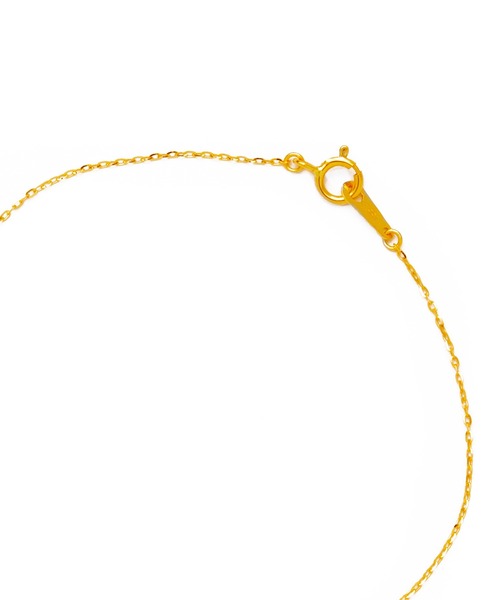 ブレスレット 「les bon bon」k18 filament bracelet /フィラメント ブレスレット short BOB943 レディースの画像