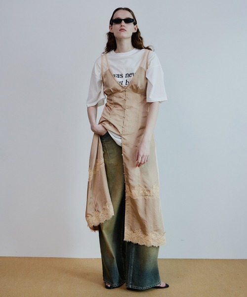 専用新品タグ有　MAISON SPECIAL 刺繍　半袖Tシャツ オーバーサイズ MAISON SPECIAL（メゾンスペシャル） tシャツ 半袖 Message Oversized