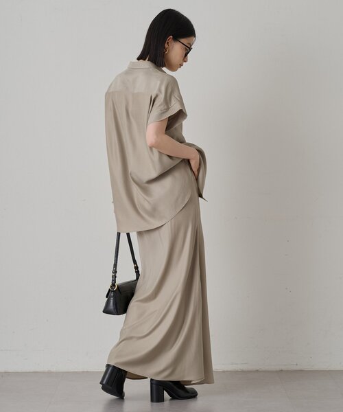 「LOUNGEDRESS」 ロングスカート FREE ベージュ レディース_画像8