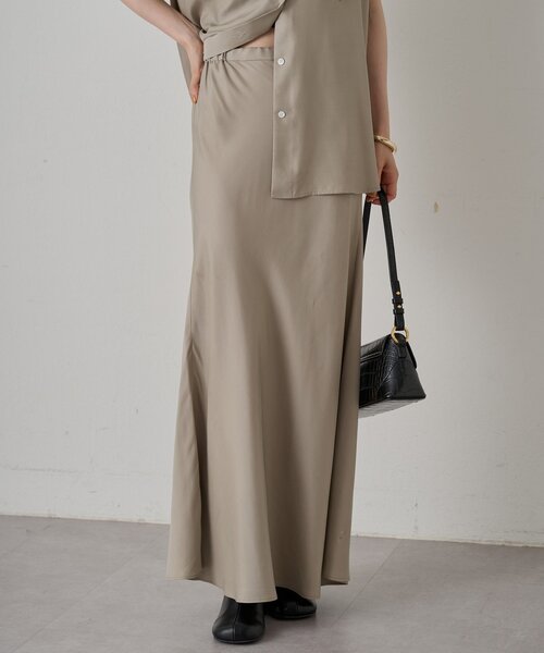 「LOUNGEDRESS」 ロングスカート FREE ベージュ レディース_画像9