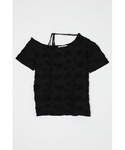 tシャツ 半袖 FLORAL JACQUARD...の詳細画像1