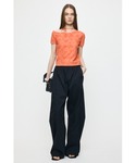 tシャツ 半袖 FLORAL JACQUARD...の詳細画像3