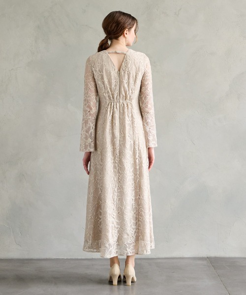 「AIMER」 長袖ワンピース LARGE ブラック レディース_画像9