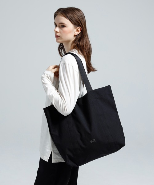 美品　新品　Y-3 トートバッグ ブラック 大容量 y-3 ワイスリー トートバッグの商品一覧 通販 - Yahoo!ショッピング