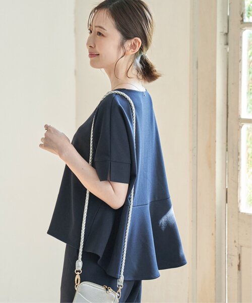「IKKA LOUNGE」 セットアップ M ネイビー レディース_画像6