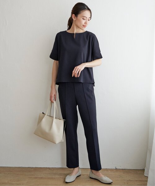 「IKKA LOUNGE」 セットアップ M ネイビー レディース_画像9