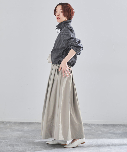 IENA（イエナ） ロング スカート 「追加2」ウォッシャブル タフタ