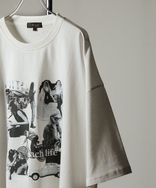 「Nilway」 半袖Tシャツ LARGE ホワイト メンズ_画像7