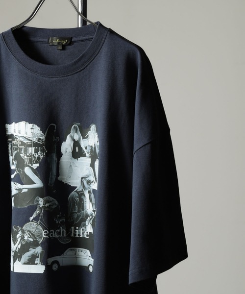 「Nilway」 半袖Tシャツ LARGE ホワイト メンズ_画像9