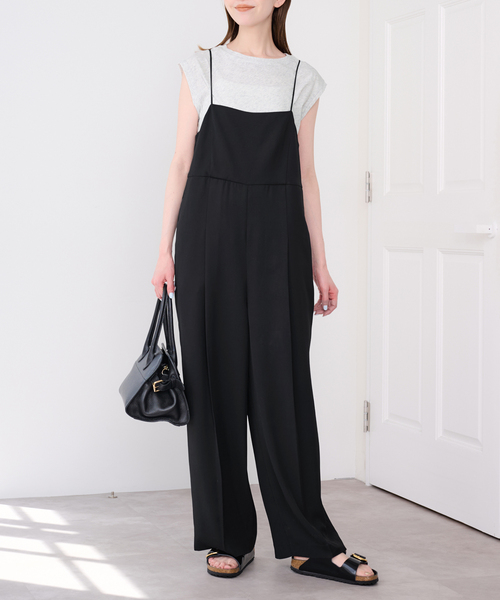 「U by SPICK&SPAN」 オーバーオール 38 ベージュ レディース_画像2