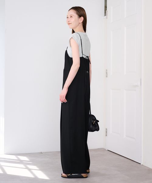 「U by SPICK&SPAN」 オーバーオール 38 ベージュ レディース_画像6