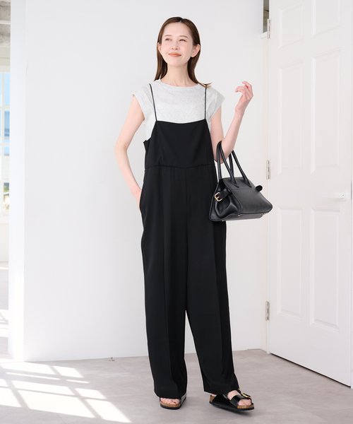 「U by SPICK&SPAN」 オーバーオール 38 ベージュ レディース_画像8