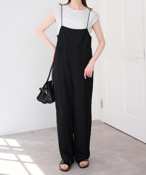 「U by SPICK&SPAN」 オーバーオール 38 ベージュ レディース_画像9