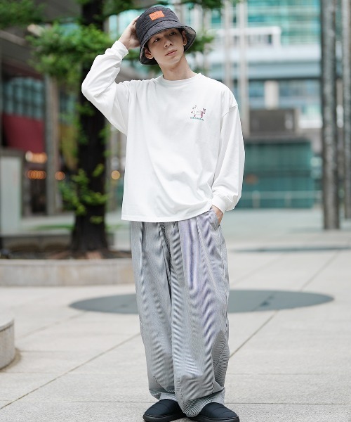 チチカカ（TITICACA） tシャツ キカおばけ犬ロングTシャツ「ユニ
