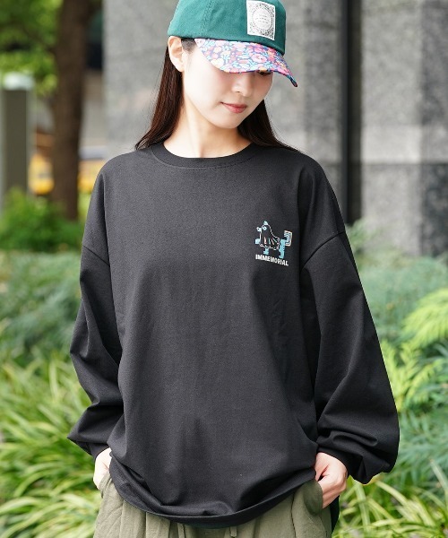 チチカカ（TITICACA） tシャツ キカおばけ犬ロングTシャツ「ユニ