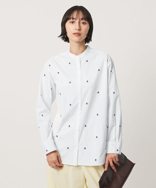 UNITED ARROWS（ユナイテッドアローズ） ブラウス シャツ エンブロイ