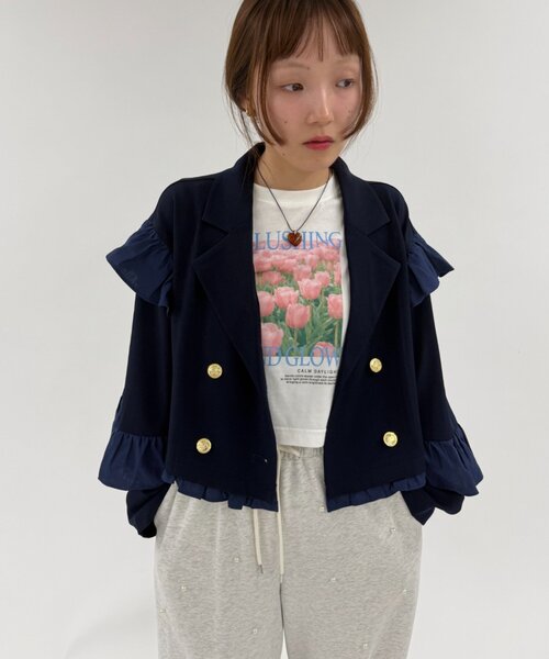 w closet（ダブルクローゼット） ジャケット テーラードジャケット