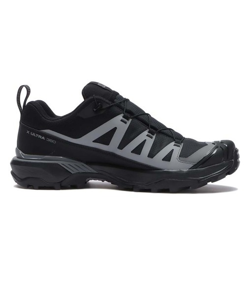 「SALOMON」 ローカットスニーカー 27.5cm ブラック×グレー メンズ_画像4
