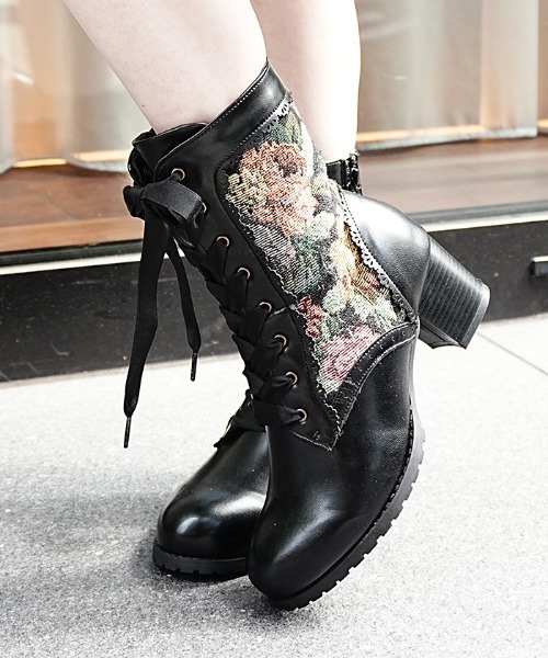 axes femme（アクシーズ ファム） ブーツ クラシカルレースアップ