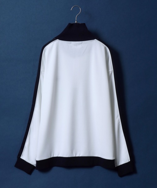 「ANPAS」 ジャージブルゾン L サックスブルー メンズ_画像2