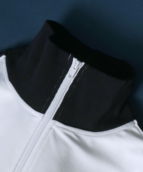 「ANPAS」 ジャージブルゾン L サックスブルー メンズ_画像3
