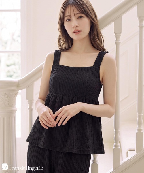 fran de lingerie（フランデランジェリー） タンクトップ ノースリーブ
