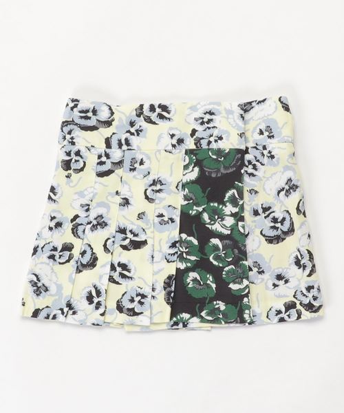 マルニMARNIのスカート ブラック コットン製Aラインスカート、マルニシンボル入り | Marni