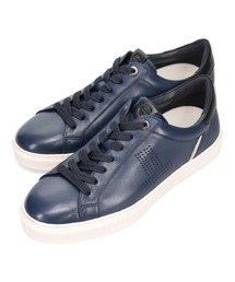 LANVIN en Bleu スニーカー Bleu カジュアルレザースニーカー