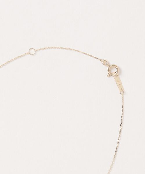 ネックレス イニシャルH／K10ダイヤモンドネックレス レディースの画像
