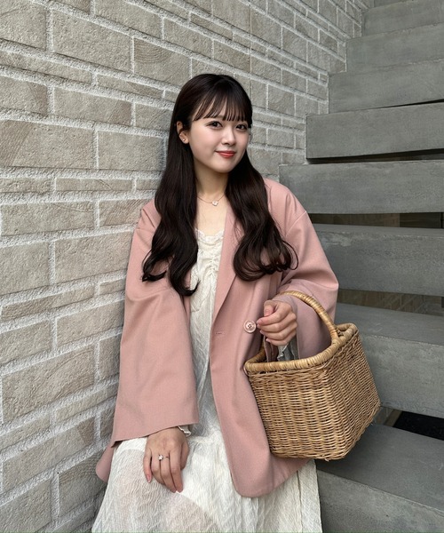 muguet（ミュゲ）の「side slit tailor jacket（テーラード