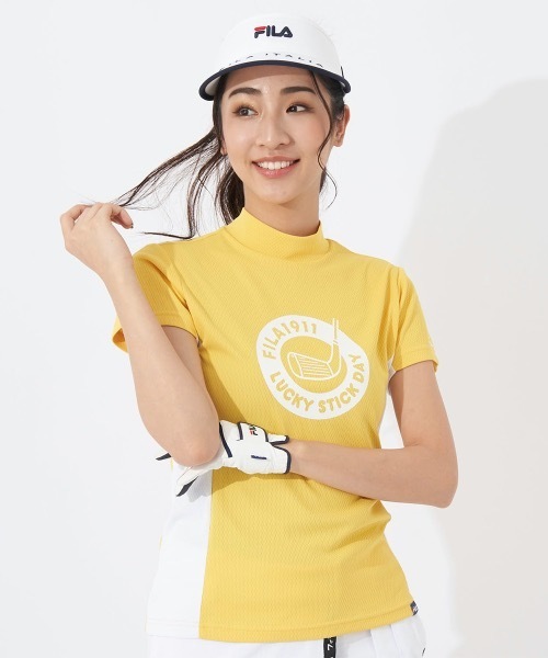 ブラウス シャツ 「FILA GOLF/フィラゴルフ」レディースモックネックシャツ　ゴルフ レディース FILA GOLF ブラウス シャツ 「FILA GOLF/フィラゴルフ