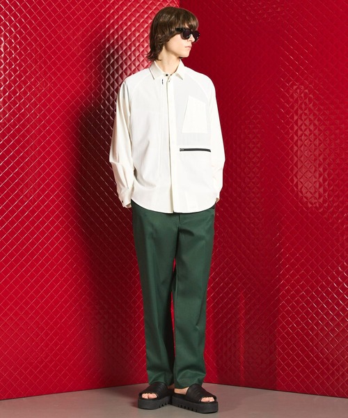 メゾンスペシャル　ジップ　サイズ01 MAISON SPECIAL（メゾンスペシャル）の「See-through Side Zip