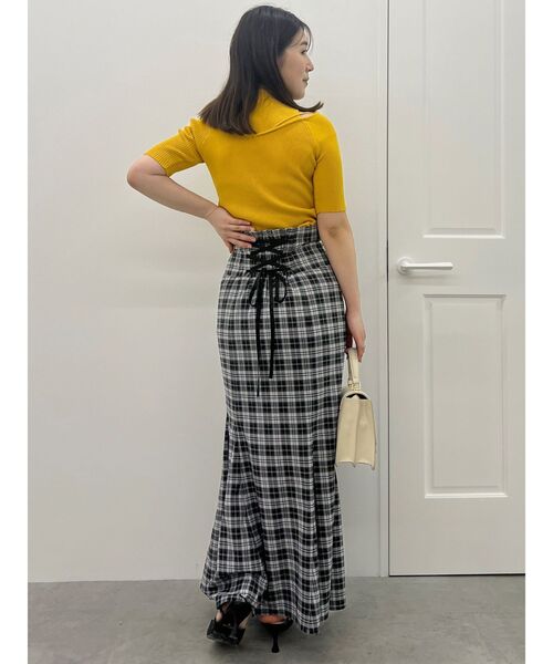 MERCURYDUO ニット セーター ショルダースリットナロー