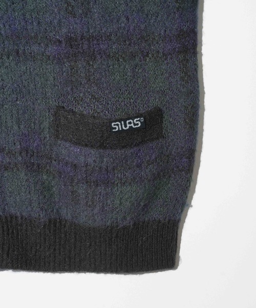 SILAS（サイラス） カーディガン PLAID CARDIGAN メンズ レディース