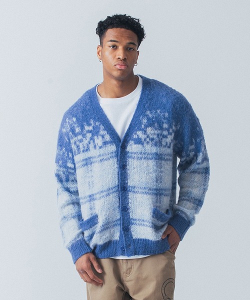 SILAS（サイラス） カーディガン PLAID CARDIGAN メンズ レディース