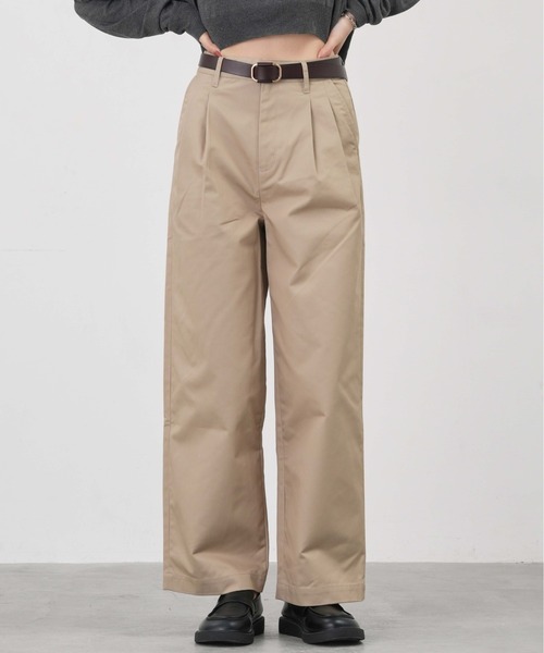 1chaku.（イッチャク） マルチサイズ チノパン ツータックワイド