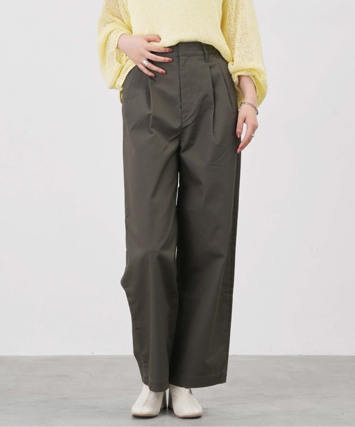 1chaku.（イッチャク） マルチサイズ チノパン ツータックワイド