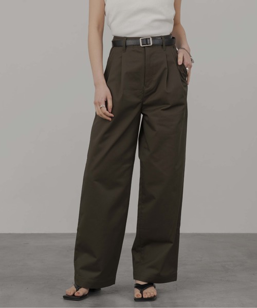 1chaku.（イッチャク） マルチサイズ チノパン ツータックワイド