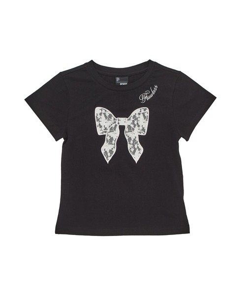 FCMM tシャツ 「日本限定」LACE RIBBON CROP TEE/レースリボン