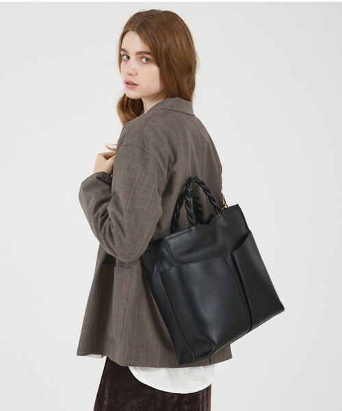 LOWELL things Twiste ダブルポケット2WAYトート M LOWELL Things｜TWISTE/ダブルポケット2WAYトート M | Rakuten