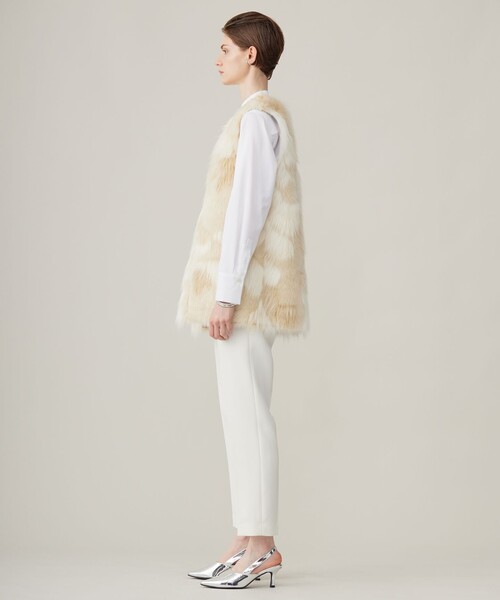 ICB（アイシービー） ベスト ジレ エコフォックスファージレ