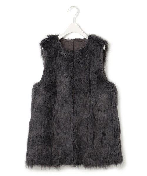 ICB（アイシービー） ベスト ジレ エコフォックスファージレ