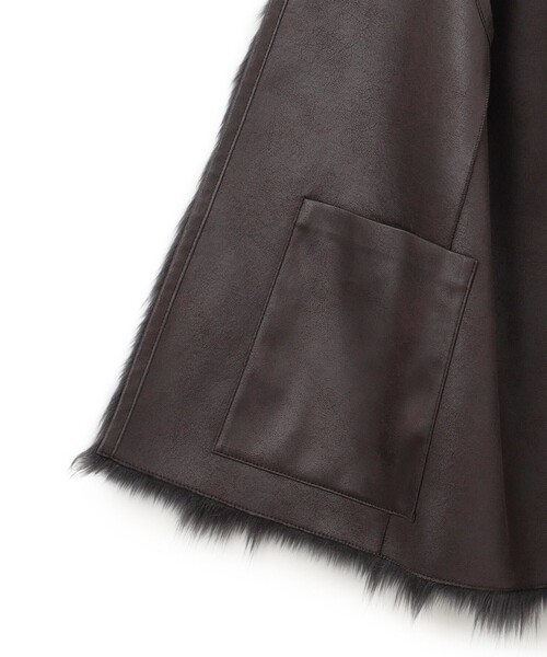 ICB（アイシービー） ベスト ジレ エコフォックスファージレ