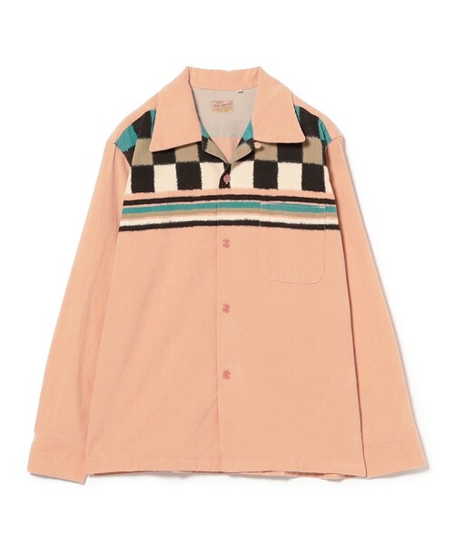 ブラウス シャツ STYLE EYES / Corduroy Sports Shirt “SQUARE ＆ STRIPE” レディース