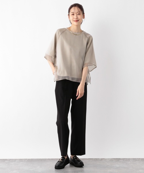 tシャツ ケーブルリボンプルオーバー レディース 8034hs.jpg