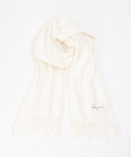 ikka（イッカ） マフラー ストール カシミヤタッチカラーマフラー