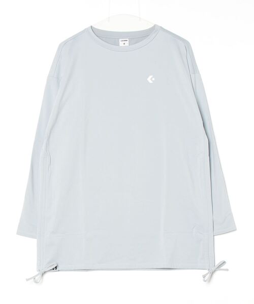 tシャツ コンバース  サイドストラップ ロングスリーブ TOP レディース
