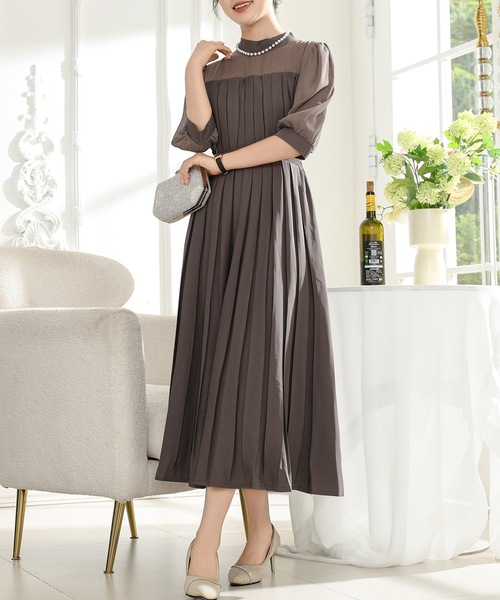関税.送料込 Ted Baker Helyosプリーツロングドレスワンピース Designer Sale Women's Dresses - US | Ted Baker