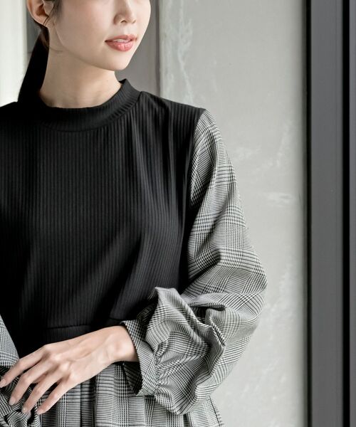 r・p・s（アールピーエス） ブラウス シャツ 変形タックスリーブ