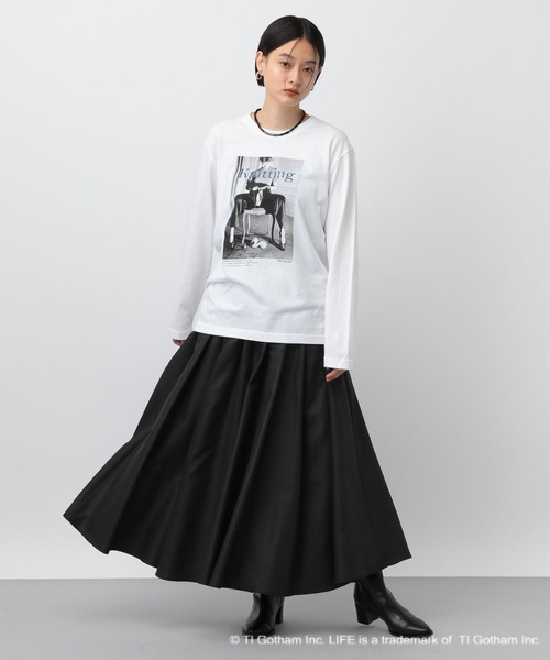 tシャツ LIFE PC PHOTO ロングTシャツ N レディース A part by tシャツ 「別注」LIFEフォトロンT レディース